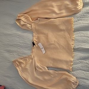 J.Crew top M yellow